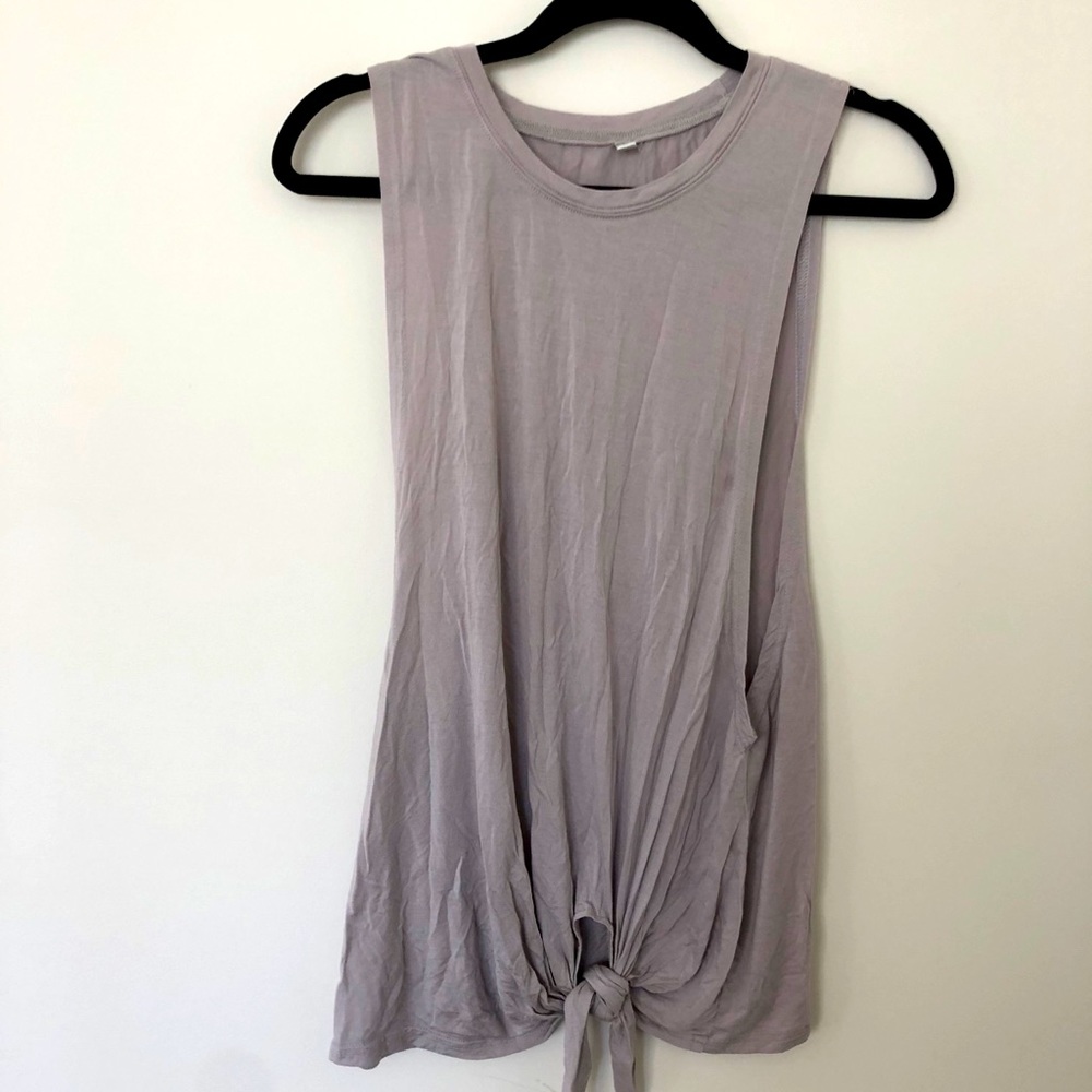 Workout open side tank